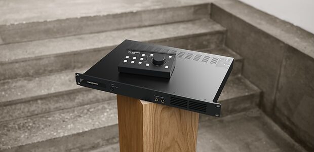 Dynaudio Control studio monitor controller Dante Thunderbolt MADI AES3 audio router