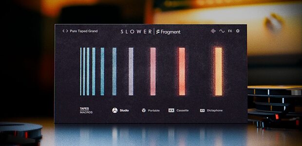 e-instruments Slower Fragment free half-speed analogue tape machine virtual instrument