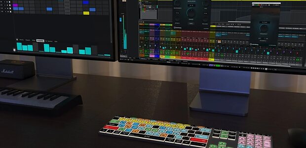 Editors Keys Cubase 14 wireless backlit shortcut keyboard