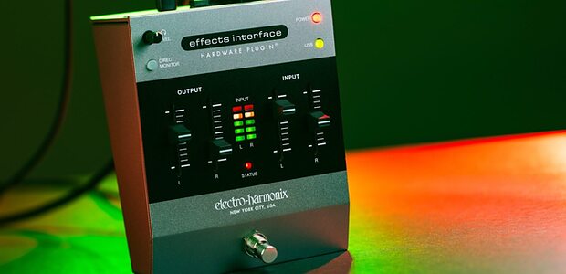 Electro Harmonix Effects Interface use guitar pedals as plug-in interface