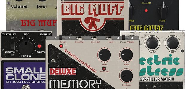 Electro-Harmonix EHX Classics Bundle Big Muff Deluxe Memory Man Electric Mistress Small Clone pedal emulation plug-ins