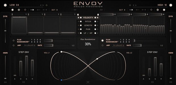 Emergence Audio Envoy analogue synth percussion virtual instrument sample library