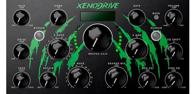 Erica Synths Xenodrive hardware distortion waveshaper effects unit