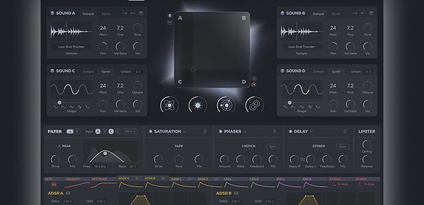 Excite Audio Dark Matter electronic music drum and bass sample-based software synth