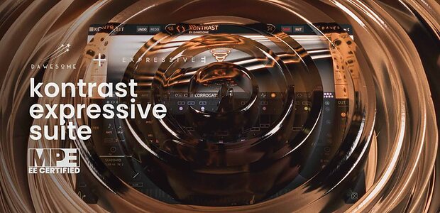 Expressive E Kontrast Expressive Suite Tracktion Dawesome software synthesizer MPE presets