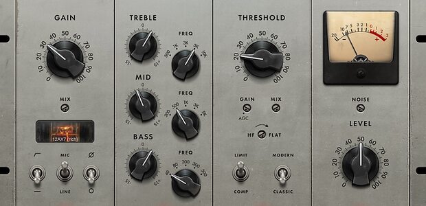 Fuse Audio Labs Tube Lab vintage inspired preamp Baxandall EQ optical compressor limiter plug-in