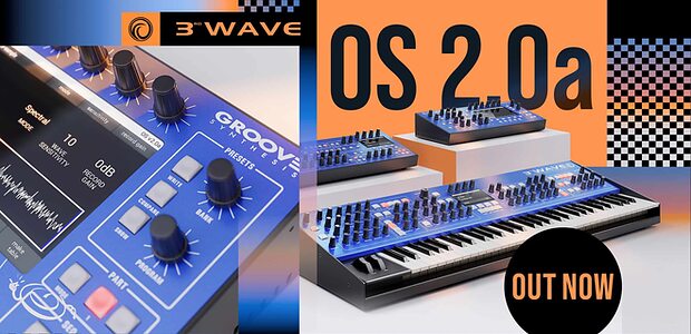 Groove Synthesis 3rd Wave Firmware 2.0a hardware wavetable synth PPG Wave
