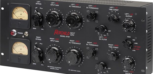 Heritage Audio Herchild Next Gen Model 670N hardware Fairchild compressor limiter remake