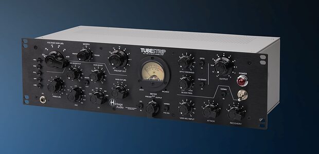 Heritage Audio Tubestrip high-end hardware channel strip preamp EQ compressor