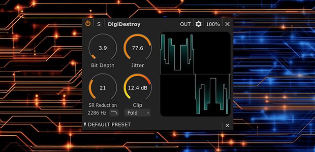 HOFA SYSTEM DigiDestroy modular plug-in platform bit-crusher jitter clipper