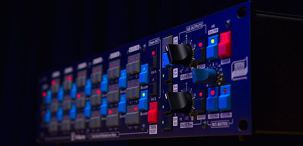 HUM Audio Devices N-Matrix all-analogue outboard mixing mastering insert switcher Mid-Side parallel processing
