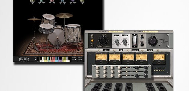 Iconic Instruments Detroit Drums 1960s R&B pop virtual vintage drum sample library