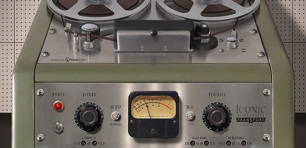 Iconic Instruments Transport Vintage Tape analogue emulation saturation plug-in