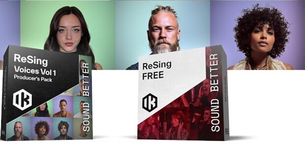 IK Multimedia ReSing Free vocal instrument modelling plug-in
