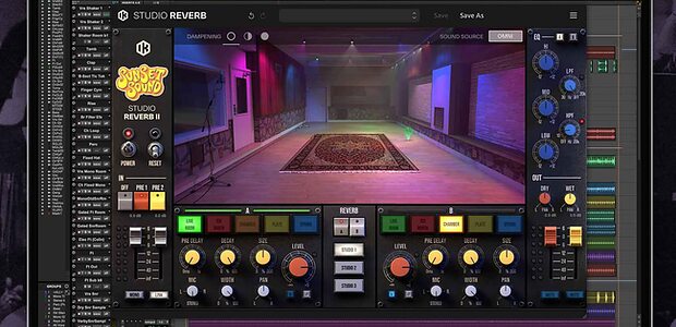 IK Multimedia Sunset Sound Studio Reverb II room emulation plug-in