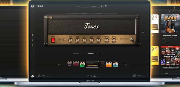 IK Multimedia Tonex 2 guitar bass amp effects modelling software