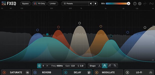 iZotope FXEQ multi-effects plug-in