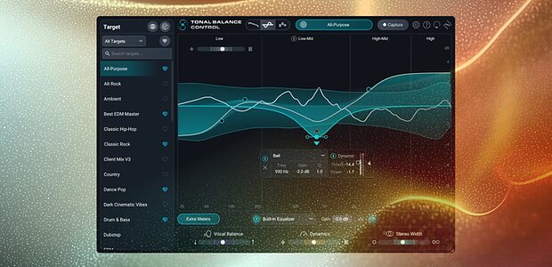 iZotope Tonal Balance Control 3 mix master reference track comparison  plug-in