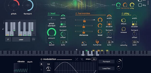 Klevgrand Altitude vocal production pitch-correction harmony generation plug-in