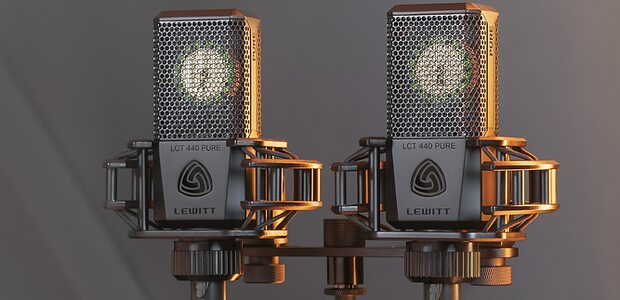 Lewitt LCT 440 Pure stereo pair studio capacitor condenser microphones