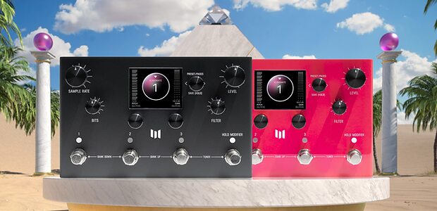 Meris Ottobix X lo-fi vintage gaming-inspired guitar effects pedal