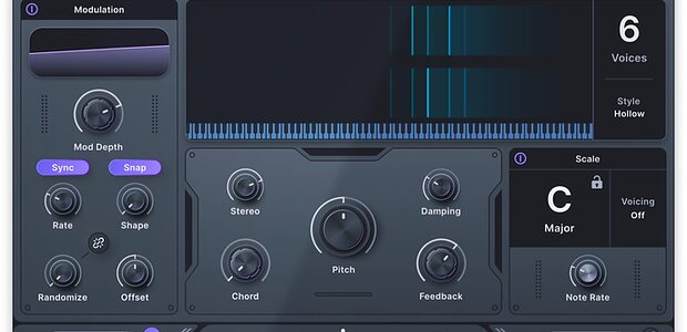 Minimal Audio Poly Flanger rhythmic tempo key locked modulation effects