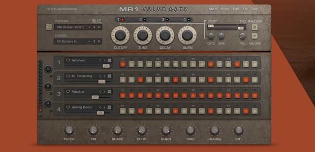 Native Instruments MR1 Valve Data software drum machine
