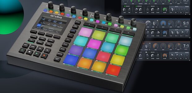 Nektar Aruba Aura drum pad sequencer MIDI controller firmware Nektarine software update Record mode drum synths
