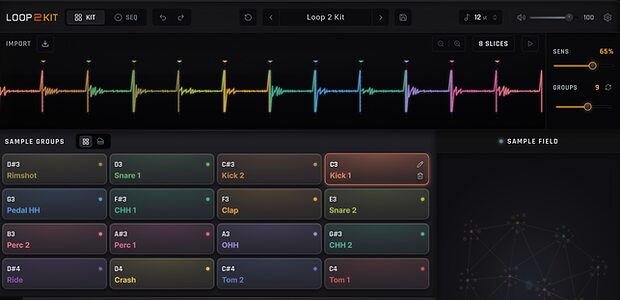 Pitch Innovations Loop2Kit loop slicing sampler plug-in