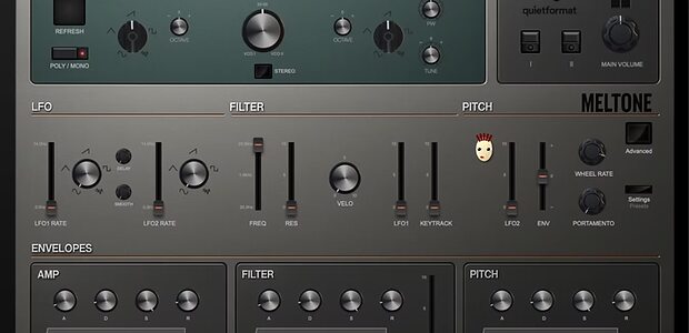 quietformat Meltone software synthesizer