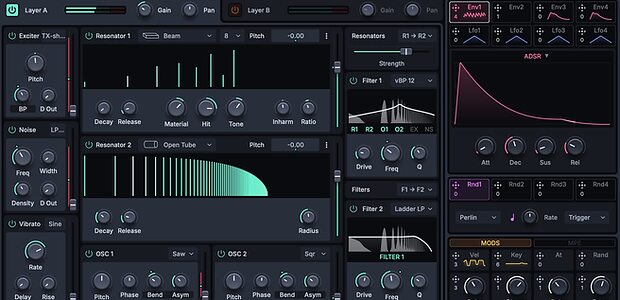 reFX Rippler physical modelling software synthesizer