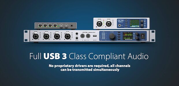 RME Driver Update USB3 Class Compliant