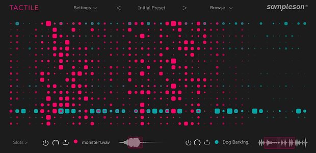 Sampleson Tactile ambient cinematic soundscape plug-in virtual instrument