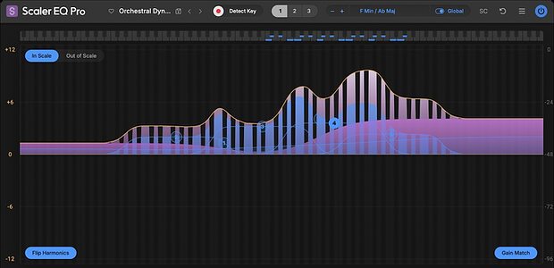 Scaler Music Scaler EQ Pro audio plug-in MIDI control