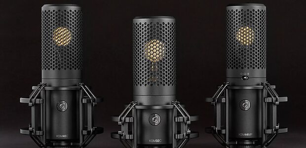 Shure KSM condenser capacitor microphones KSM32C KSM40C KSM44MP