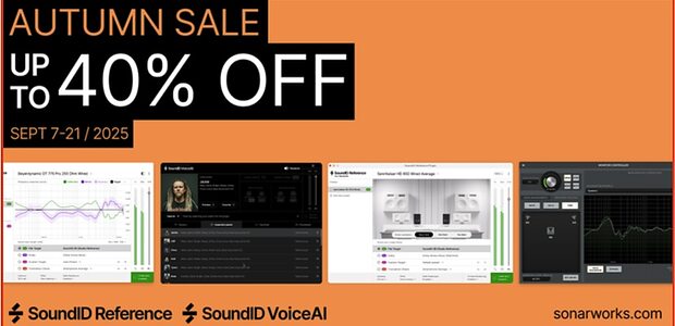 Sonarworks Autumn Sale