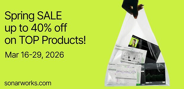Sonarworks Spring Sale room-correction software discount