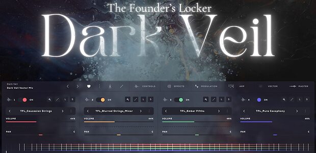Sonora Cinematic The Founder's Locker Dark Veil Audiomodern Soundbox MPE sample library virtual instrument