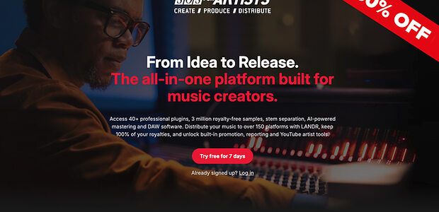 SOSFA Offer Header audio recording mixing production mastering distribution subscription bundle