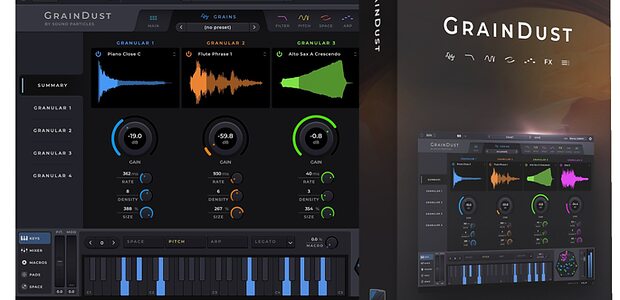 Sound Particles GrainDust immersive audio granular software synth