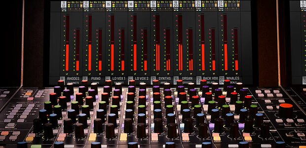 SSL O-Series v2.0 Future Analogue console digital control 