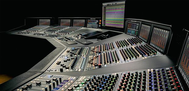 SSL Odyssey in-line analogue console digital recall