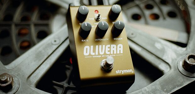 Strymon Olivera oil can echo delay guitar pedal