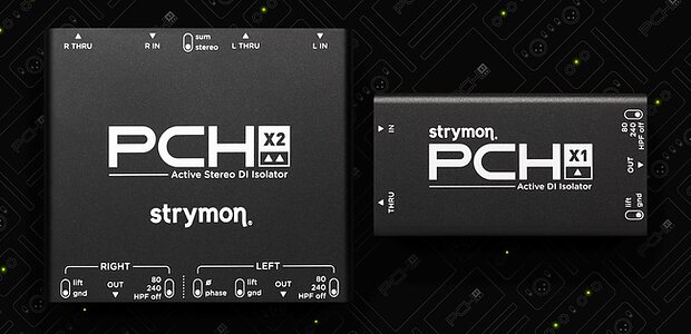 Strymon PCH X1 X2 DI box stereo pedalboard