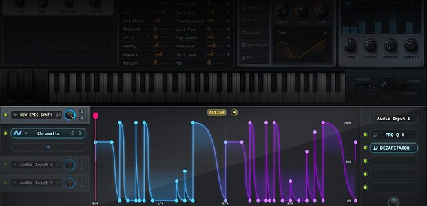 Sync Audio MegaMorph envelope generator for third-party plug-ins