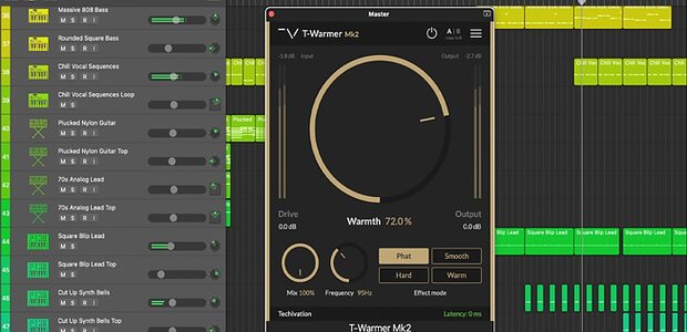 Techivation T-Warmer Mk2 bass-enhancement audio plug-in