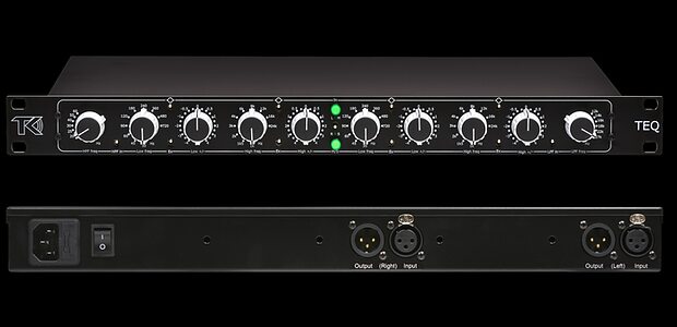 TK Audio TEQ Baxandall-style EQ dual mono stereo Mid-Side outboard hardware