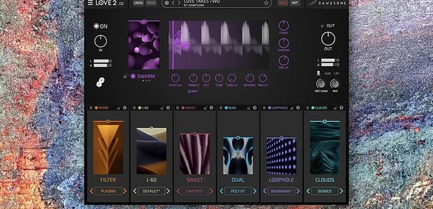 Tracktion Dawesome Love 2 granular synthesis software instrument effect