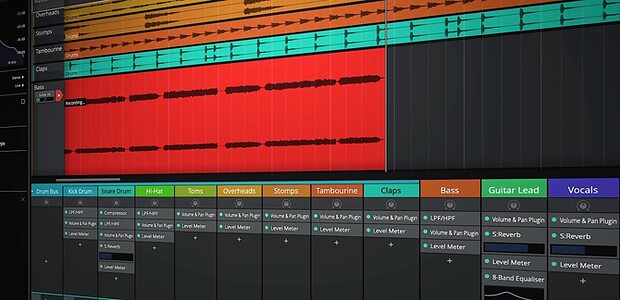Tracktion Waveform Free 13.5 DAW software no track limitations