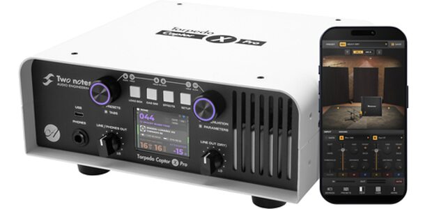 Two notes Audio Engineering Captor X Pro reactive load box cabinet simulator silent recording